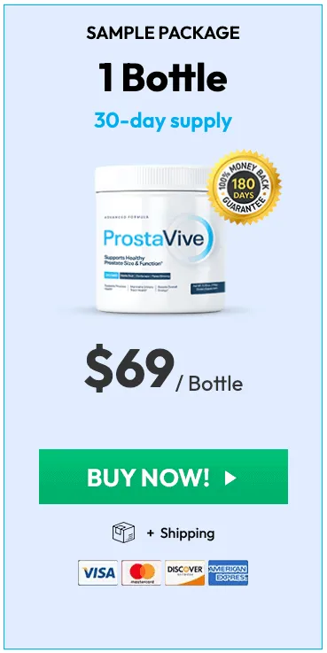 ProstaVive single bottle purchase option for prostate wellness